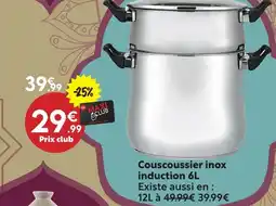 Maxi Bazar Couscoussier inox induction 6l offre