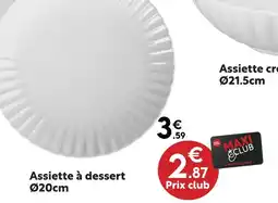 Maxi Bazar Assiette à dessert ø20cm offre