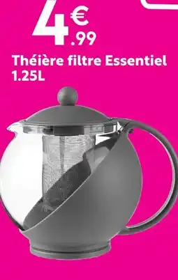Maxi Bazar Théière filtre essentiel 1.25 l offre