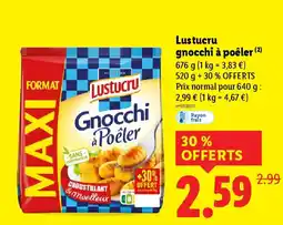 Lidl LUSTUCRU gnocchi à poêler offre