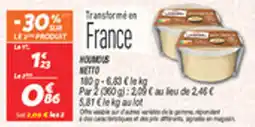 Netto Houmous netto offre
