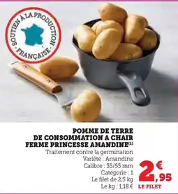 U Express Princesse amandine - pomme de terre de consommation a chair ferme offre