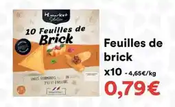 Hmarket Hmarket - feuilles de brick offre