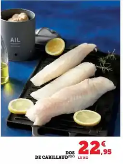 U Express Dos de cabillaud offre