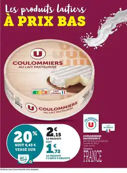 U Express U - coulommiers pasteurise offre