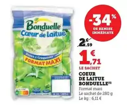 U Express Bonduelle - coeur de laitue offre