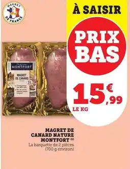 U Express Maison montfort - magret de canard nature offre