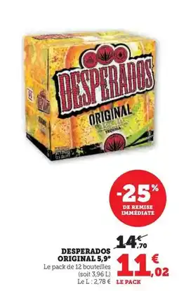 U Express Desperados - original 5.9 offre