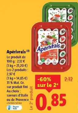 Lidl APERIVRAIS offre