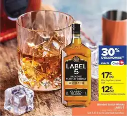 Carrefour Market Label 5 - blended scotch whisky offre
