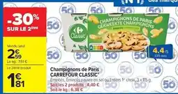 Carrefour Market Carrefour - champignons de paris classic offre