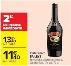 Carrefour Market Irish cream baileys offre