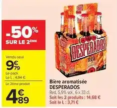 Carrefour Market Desperados - bière aromatisée offre