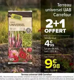 Carrefour Market Carrefour - terreau universel uab offre