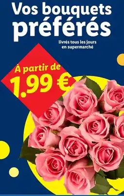 Lidl Vos bouquets préférés offre