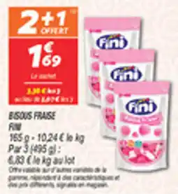 Netto Bisous fraise fin offre