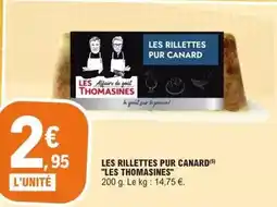 E.Leclerc Canard - les rillettes pur offre