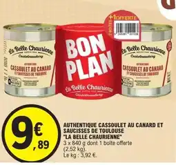 E.Leclerc Canard - authentique cassoulet au et saucisses de toulouse offre