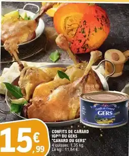 E.Leclerc Canard - confits de igp di dugers offre