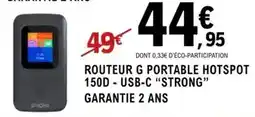 E.Leclerc Routeur g portable hotspot 150d usb-c offre