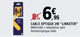 E.Leclerc Linkster - cable optique 2m offre