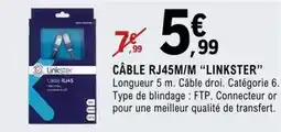 E.Leclerc Linkster - câble rj45m/m offre