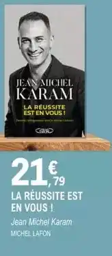 E.Leclerc Michel lafon - la réussiste est en vous! offre