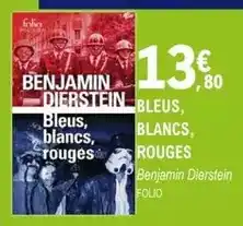 E.Leclerc Folio - bleus, blancs, rouges offre