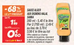 Netto Sauce auger aux oignons halal sama offre