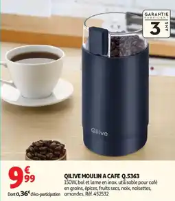 Auchan Qilive moulin a cafe q.5363 offre