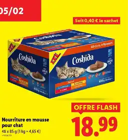 Lidl COSHIDA Nourriture en mousse pour chat offre