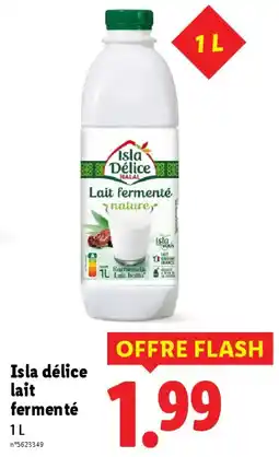 Lidl ISLA DELICE lait fermenté offre