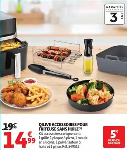 Auchan Qilive accessoires pour friteuse sans huile offre