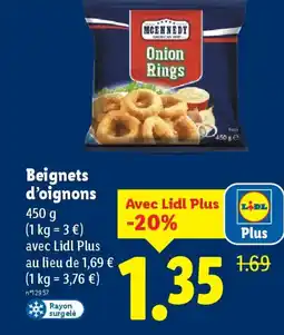 Lidl MCENNEDY Beignets d'oignons offre