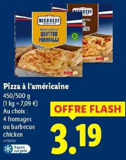 Lidl MCENNEDY Pizza à l'américaine offre
