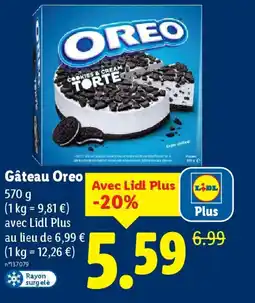 Lidl OREO Gâteau offre