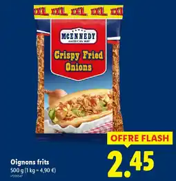 Lidl MCENNEDY Oignons frits offre