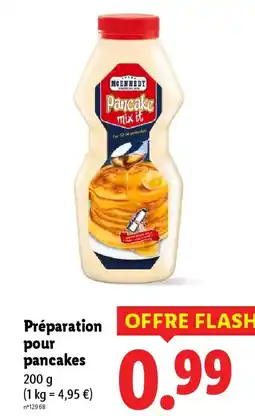 Lidl MCENNEDY Préparation pour pancakes offre