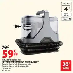 Auchan Nettoyeur détacheur qilive q.5387 offre