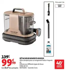 Auchan Détacheur rowenta in3010 offre