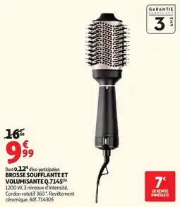 Auchan Brosse soufflante et volumisante q.7145 offre