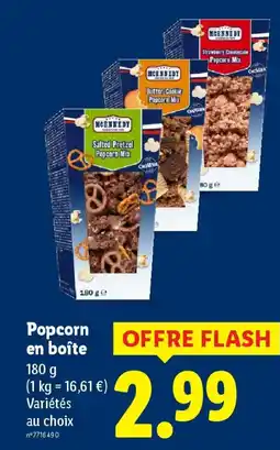Lidl MCENNEDY Popcorn en boîte offre