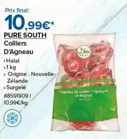 Costco Pure south colliers d'agneau offre