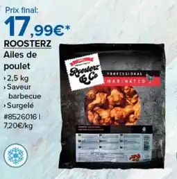 Costco Roosterz ailes de poulet offre