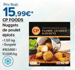 Costco Cp foods nuggets de poulet épicés offre