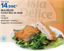 Costco Isla délice cordon bleu de dinde offre