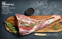 Costco Moralejo gigot d'agneau avec os offre