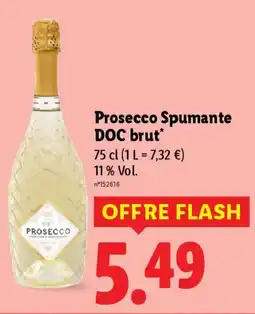 Lidl Prosecco Spumante DOC brut offre