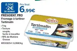 Costco Président pro fromage à tartiner tartimalin offre