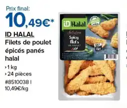 Costco Id halal filets de poulet épicés panés halal offre